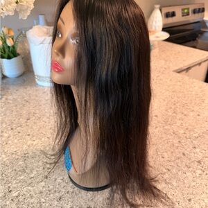 360 Ponytail Human Hair Women’s Wig - Sleek Everyday Style 20 Inches